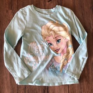 Old Navy Elsa shirt girls size 5T